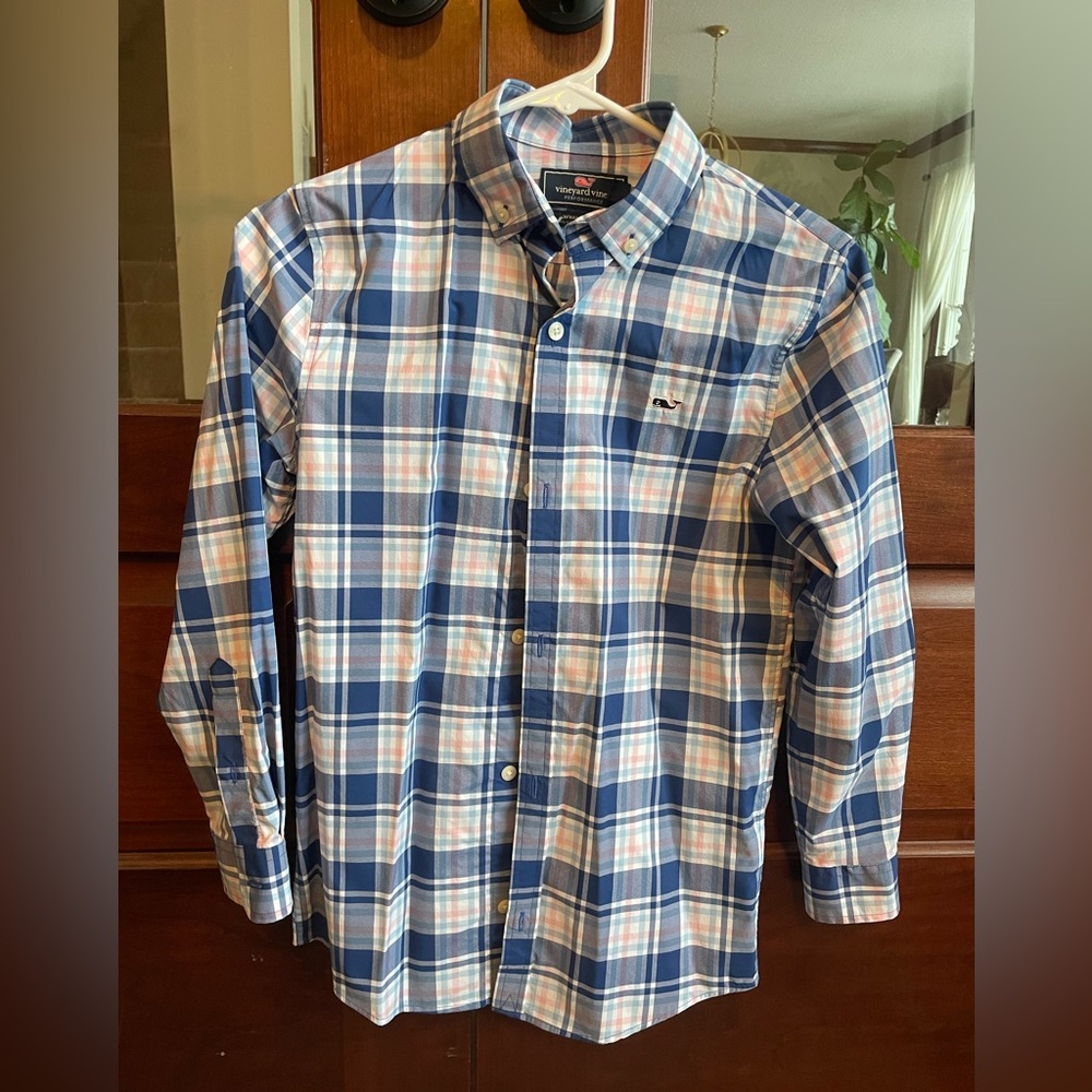 Vineyard Vines kids Multicolor Plaid Shirt